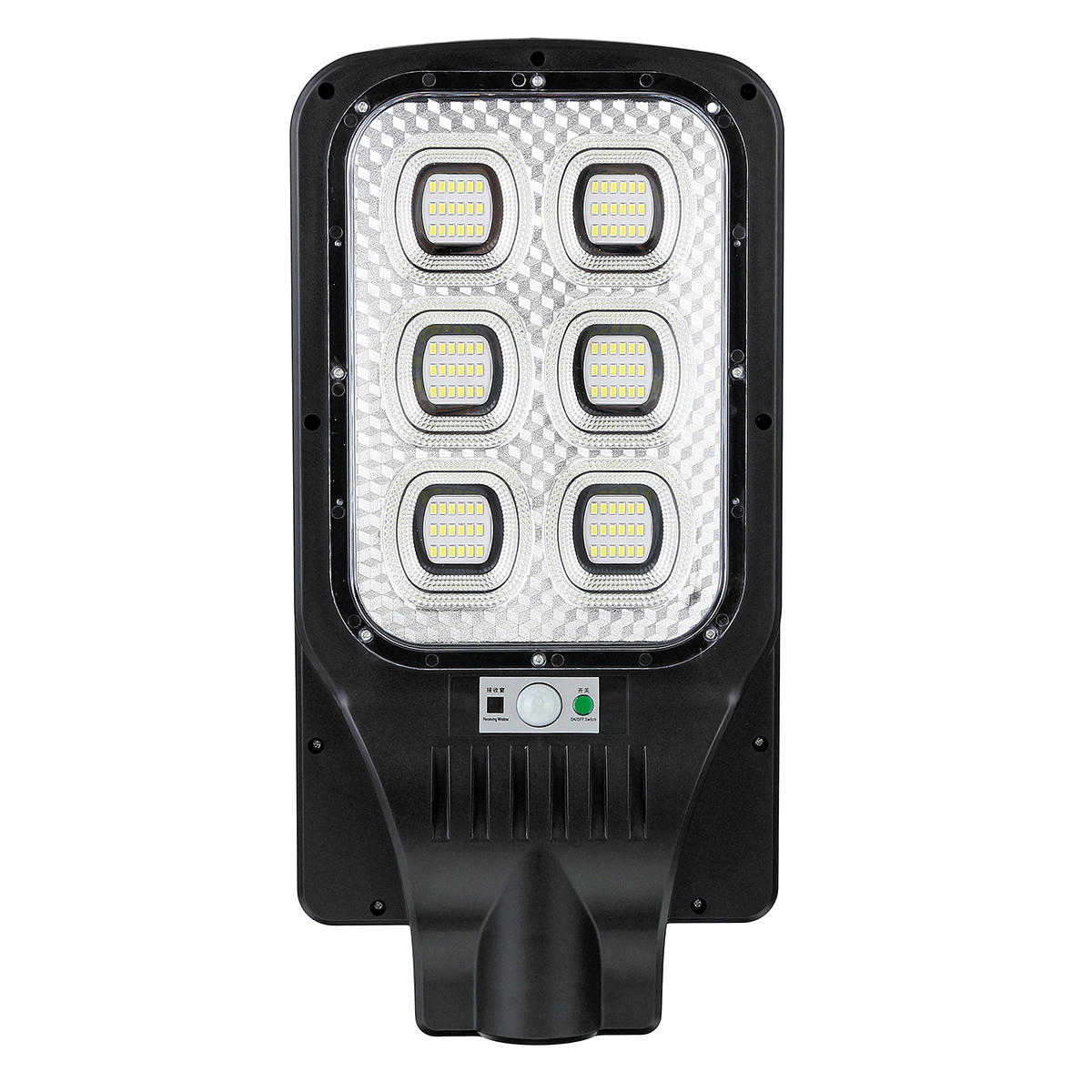 108 LED Solar Street Light, 10000mAh Battery, Button & Light Control, Remote Included