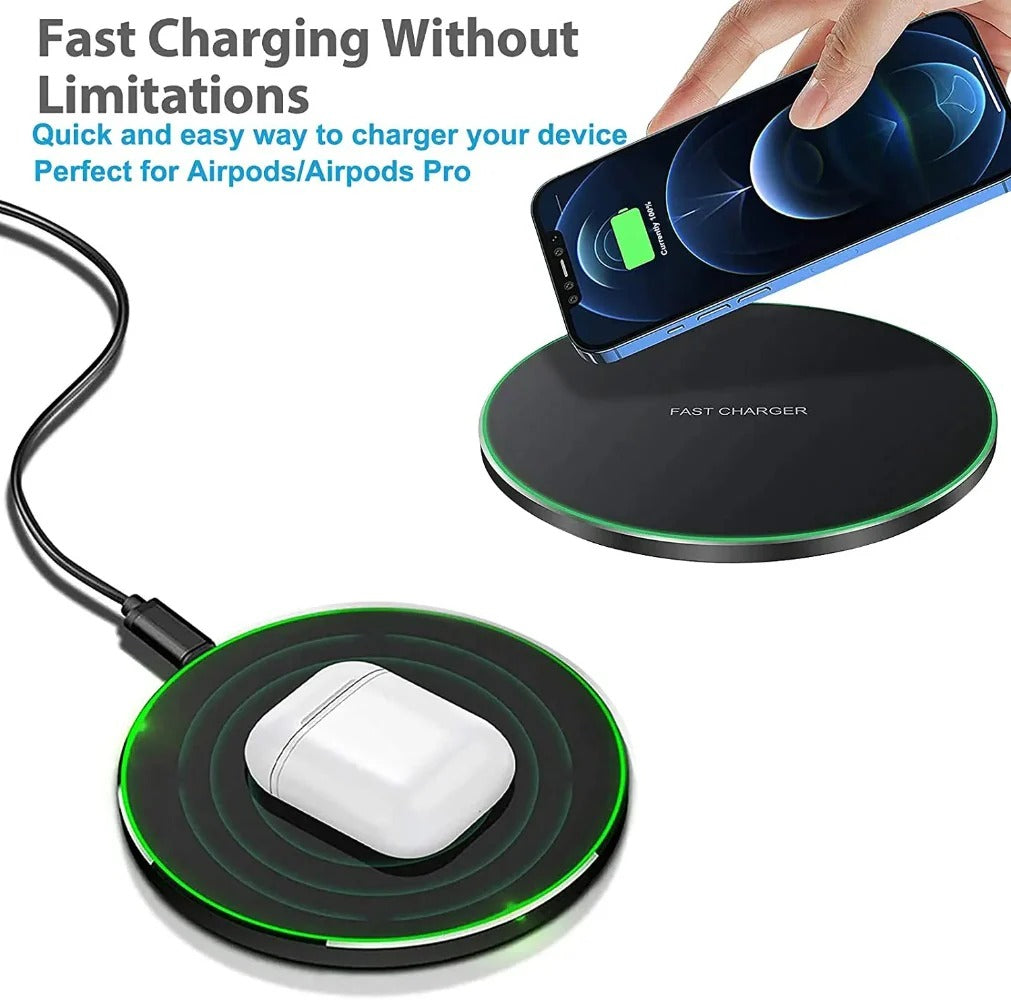 200W Fast Wireless Charger Pad for iPhone, Samsung, Xiaomi, Huawei