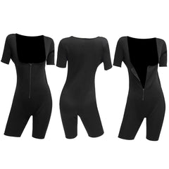 Comfortable One-Piece Shapewear with Zipper, Belly Support, and Bra - Breathable Women's Corset