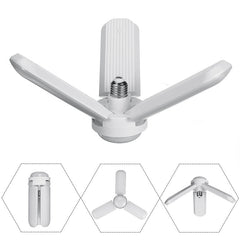 2/3 Leafs LED Foldable Garage Light E26/E27 Deformable Ceiling Fixture for Shop Workshop