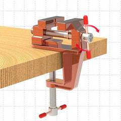 Mini-Schraubstock aus Aluminium für Holzbearbeitung, Metallbearbeitung, Schneiden und Bohren – 1 Stück