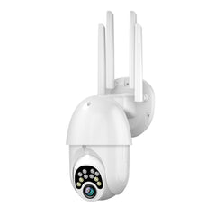 1080P HD Outdoor PTZ IP Camera, 10 LED, 5X Zoom, Four-Antenna, Two-Way Audio, Voice Alarm, Waterproof, Night Vision, WiFi