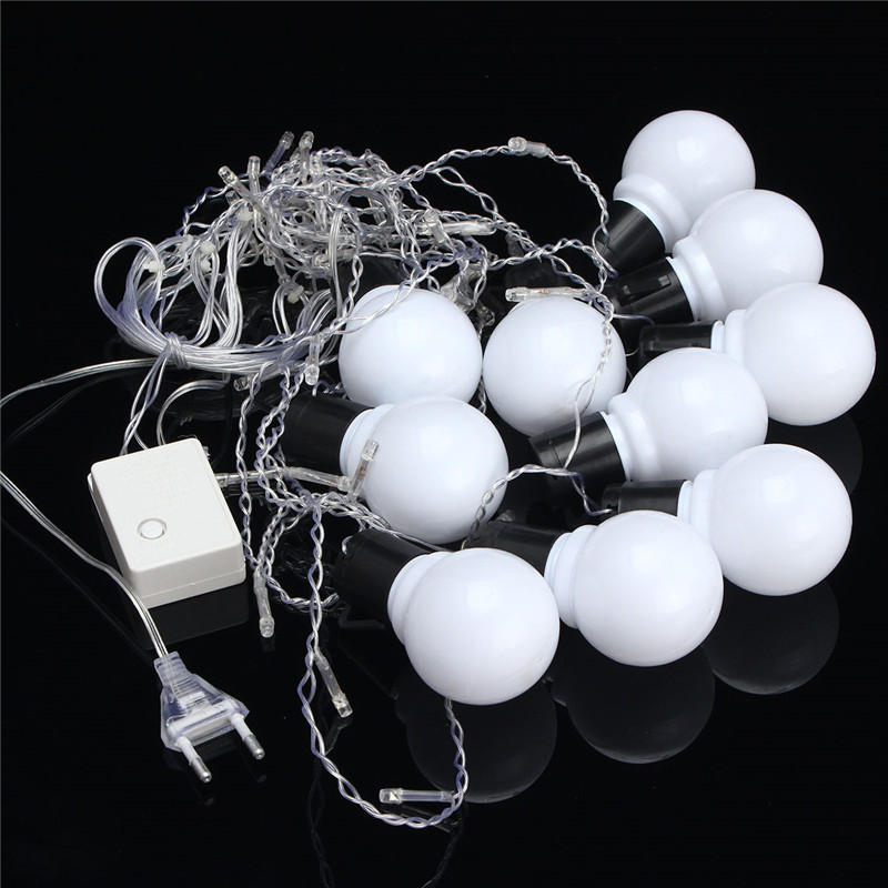 1.5M 10 Ball LED Fairy String Lights - Multicolor, Wedding/Party/Christmas Decor