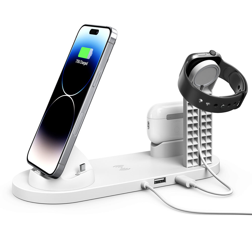 Fast Wireless Charger Pad & Stand for iPhone, Samsung, Huawei, AirPods, Watch