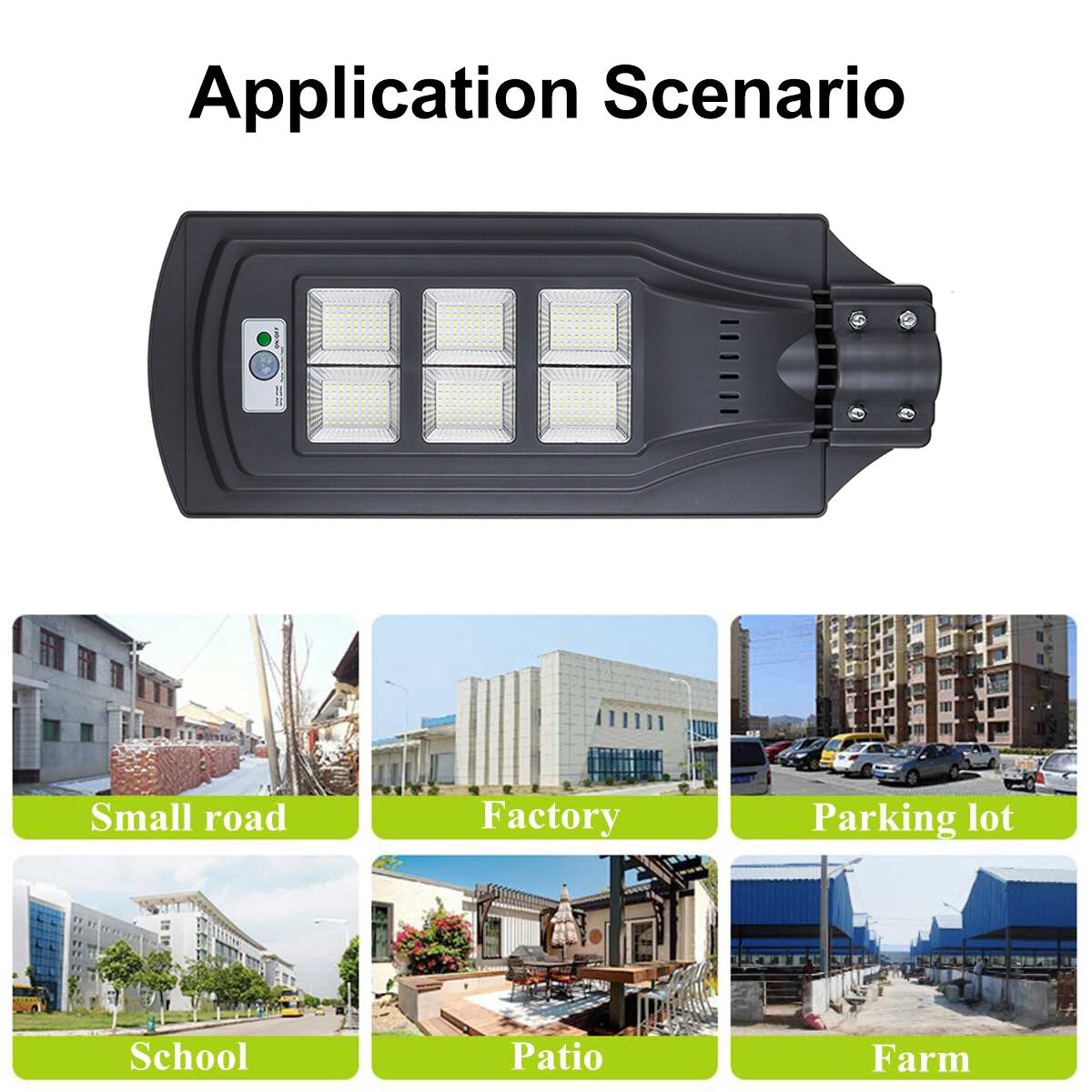 106/261/324 LED Solar Straßenlaterne mit PIR Bewegungssensor für Gartenwandlampe