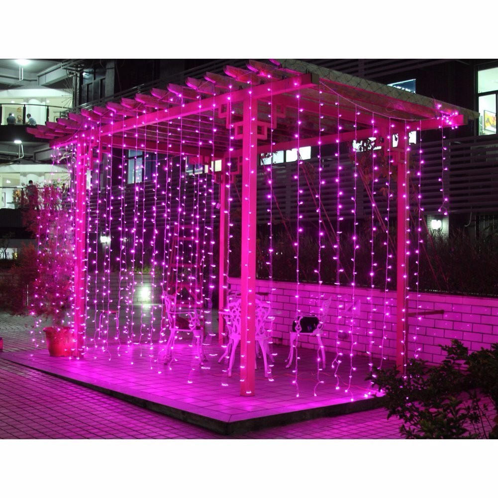 10x3M 1000 LED Outdoor Curtain Fairy Lights - Christmas, Wedding, Holiday Decor, AC220V