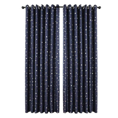 Polyester Moon Star Kids Bedroom Curtains - Window/Door Curtains for Living Room Home Decor