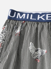 Herren-Boxershorts aus 100 % Baumwolle, atmungsaktiv, leicht, lockere Passform, lässig, für zu Hause