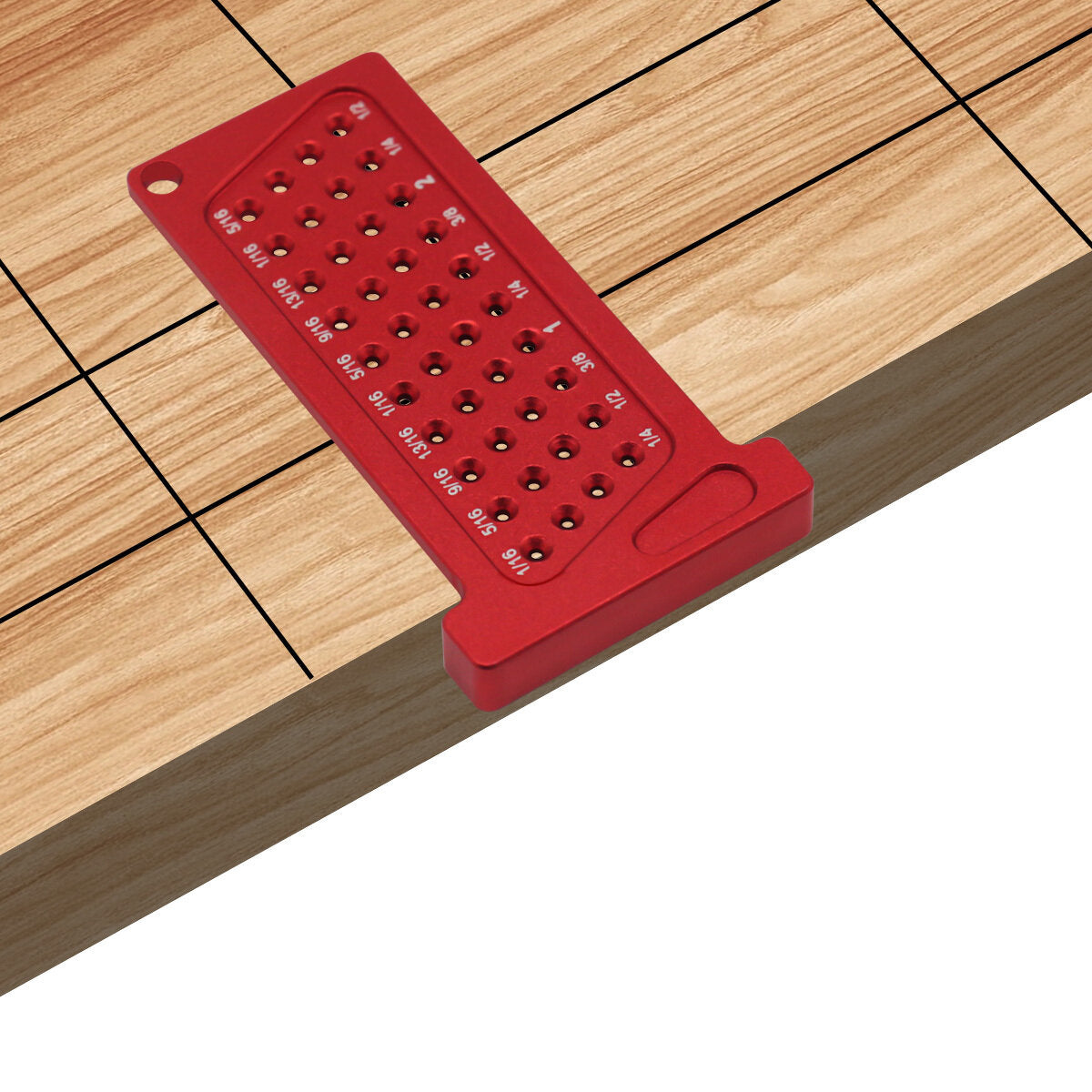 Precision T-Ruler for Woodworking - Metric/Inch Aluminum Scribe Tool