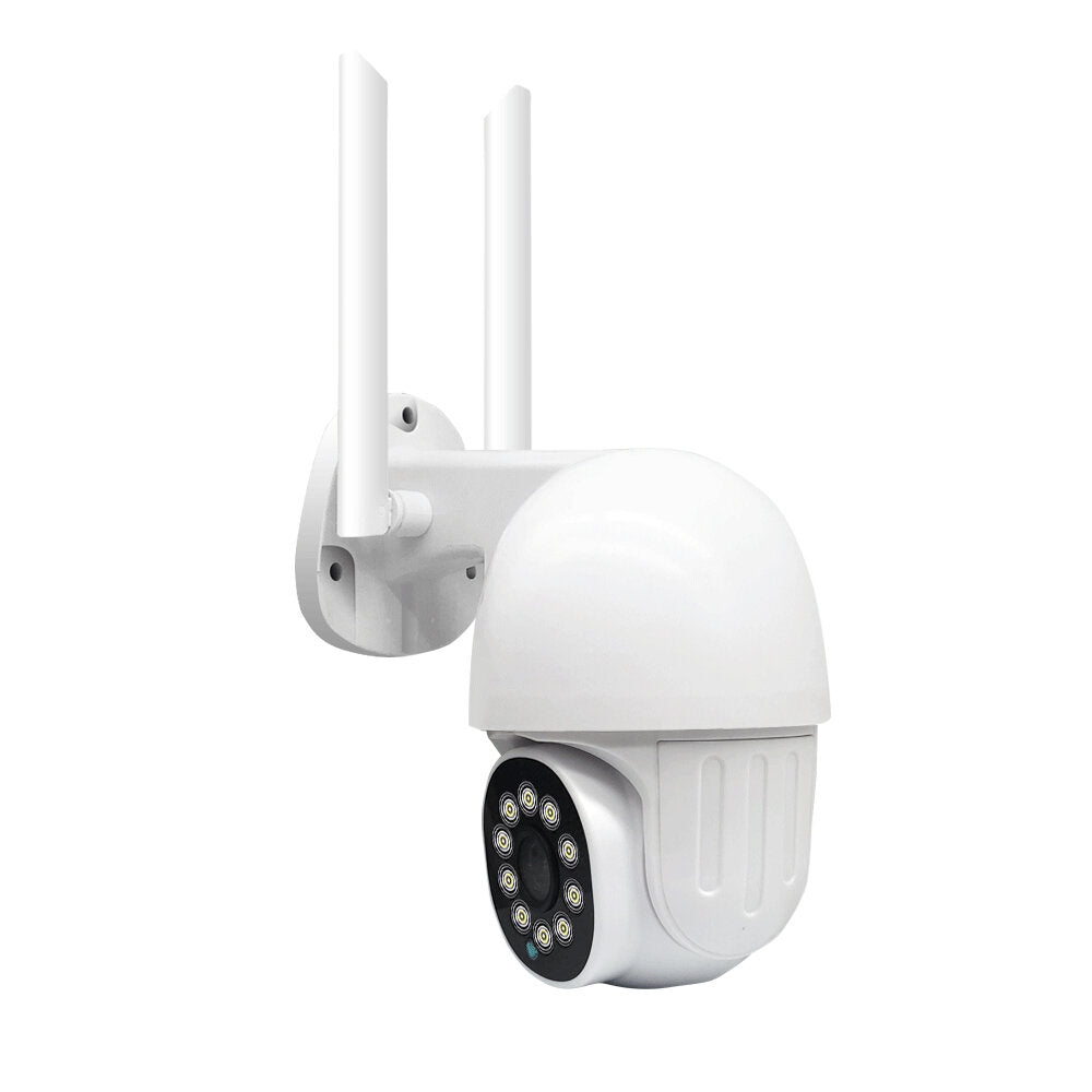 10 LED HD 1080P WiFi IP Camera with Two-Way Audio, PTZ Auto Tracking, Night Vision, H.264 Wireless Security Camera