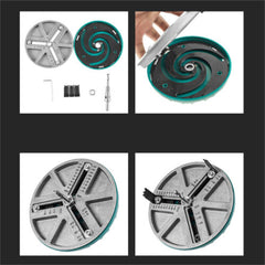 Universell verstellbarer Lochöffner, Sägeschneider, Bohrer, Holzbearbeitungs-/Kunststoff-Stanzwerkzeug für Gipskartonplatten, Aluminiumplatten