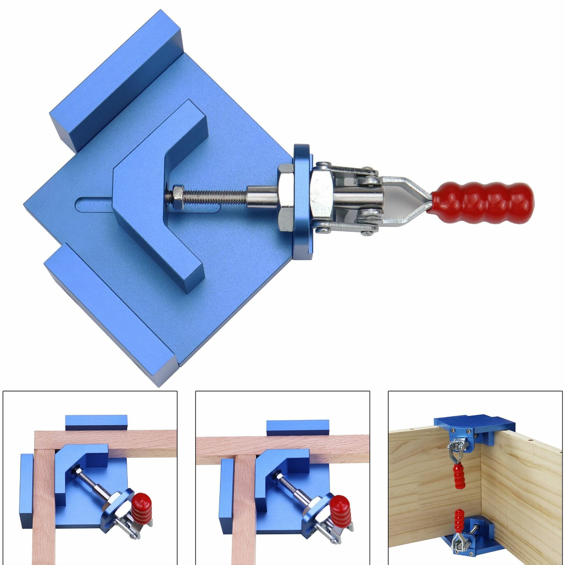 90 Degree Right Angle Clamp - Woodworking Corner Positioning Tool