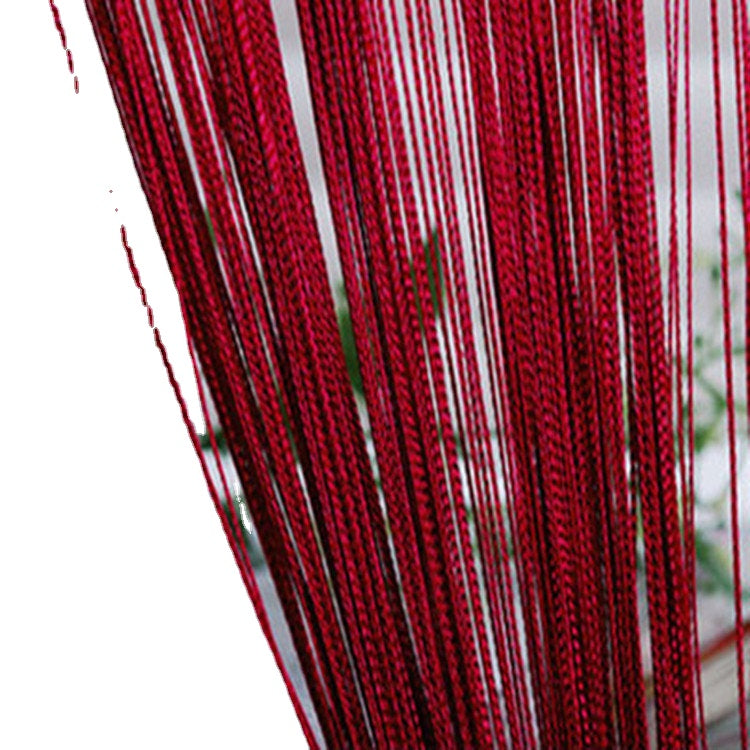 1m x 2m String Curtains - Door/Window Panel Divider, Yarn Line Tassel Drape for Home Decor