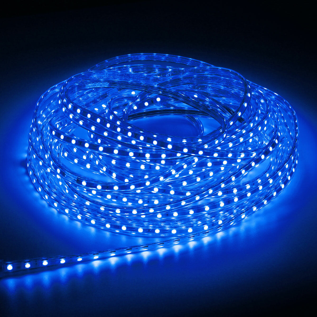 220V 14M 5050 LED SMD wasserdicht Outdoor flexible Band Seil Streifen Licht für Weihnachten