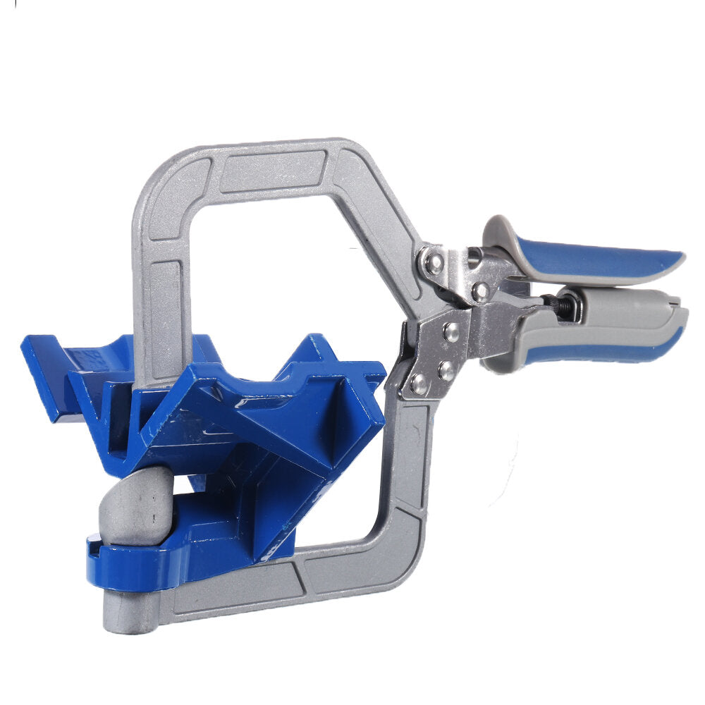 90-Degree Quick-Adjust Corner Clamp for Woodworking - Right Angle Face Frame Tool