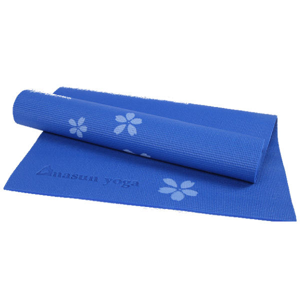 6 mm dicke, rutschfeste Yogamatte aus PVC – verdickt, bedruckt, ideal für Anfänger und Fitnessübungen.