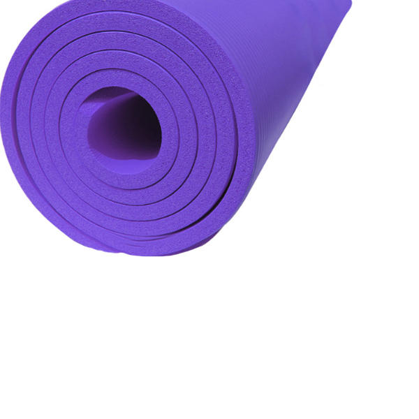 Rutschfeste Yogamatte aus Schaumstoff 183 x 61 cm – faltbare, tragbare Fitness-Trainingsunterlage für Fitnessstudio und Sport