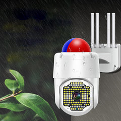 1080P Wireless Outdoor Security Camera - Audible Visual Warning, IP66 Waterproof, Full Color Night Vision