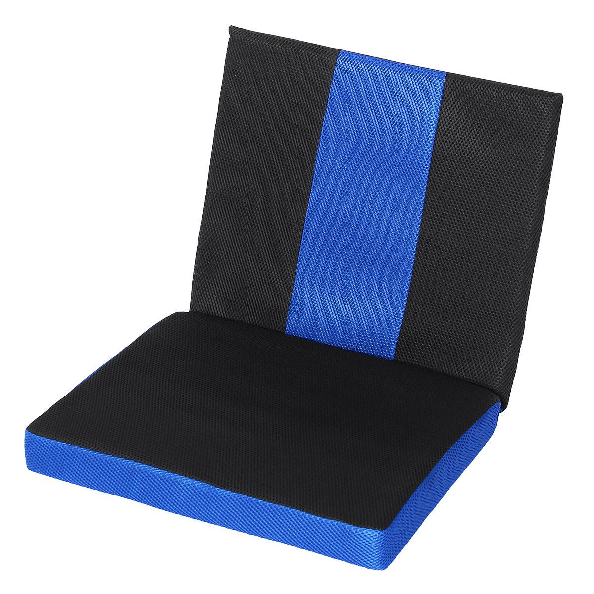 45x41x5cm Chair Wheelchair Seat Cushion - 3D Net Cloth, Sponge Back Support, Pain Relief for Office Seats