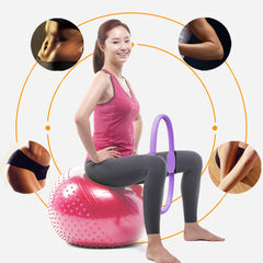 Dual Pilates Ring for Body Beauty, Sports Fitness, and Yoga Exercises - Yoga Circle Exercise Tools