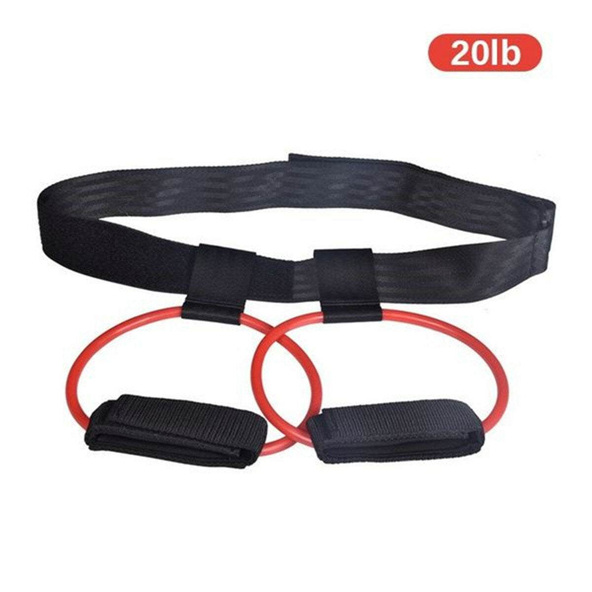 Adjustable 15-35lb Fitness Resistance Bands for Butt, Legs, and Muscle Training