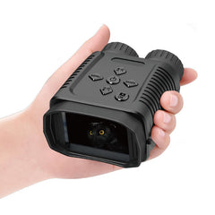 4K Mini Night Vision Goggles with Infrared Binoculars, 2.4" Screen, 8X Zoom, 7 IR Levels, 32GB Card Included