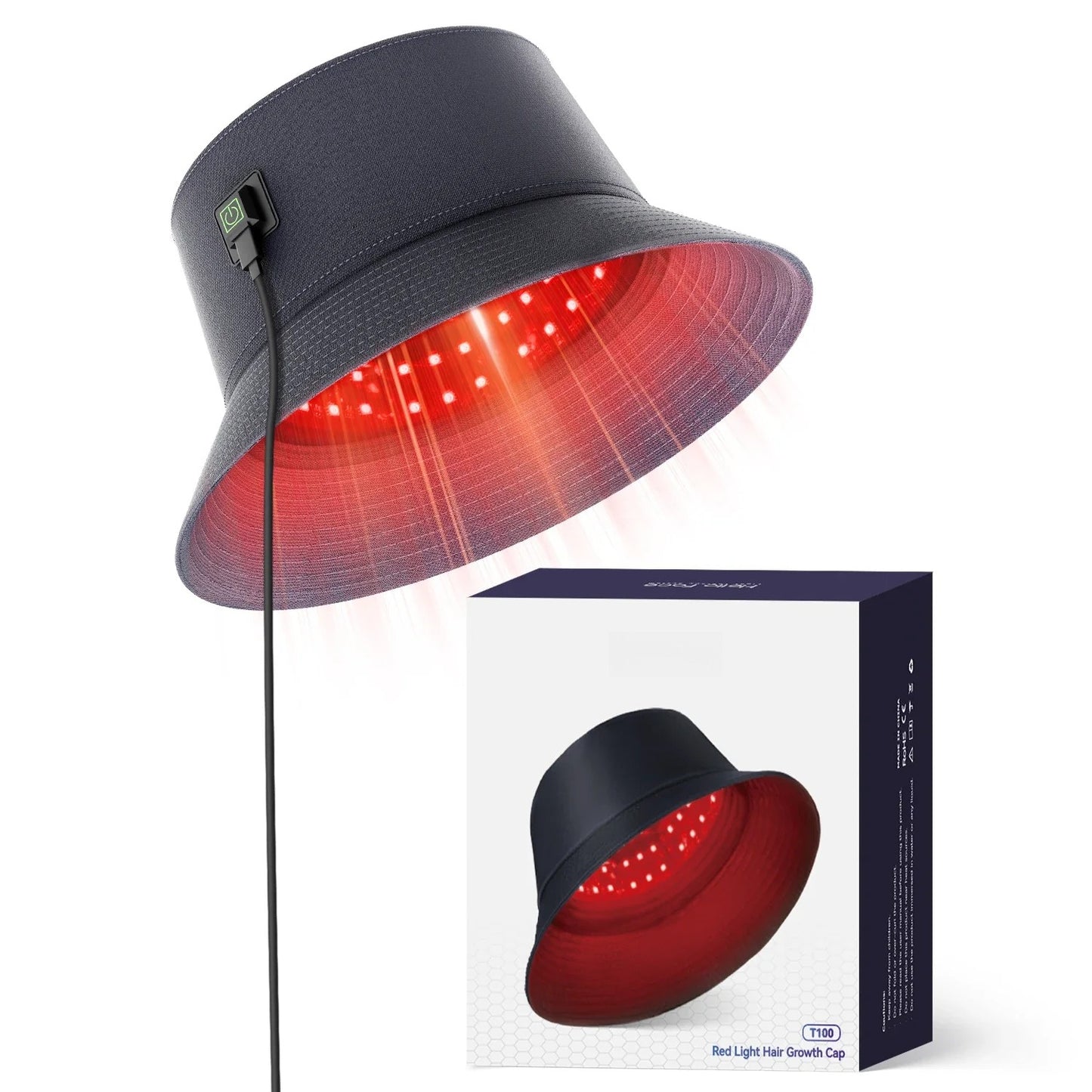 Red Light Therapy Hair Growth Cap | 336 LED Scalp Wellness Bucket Hat