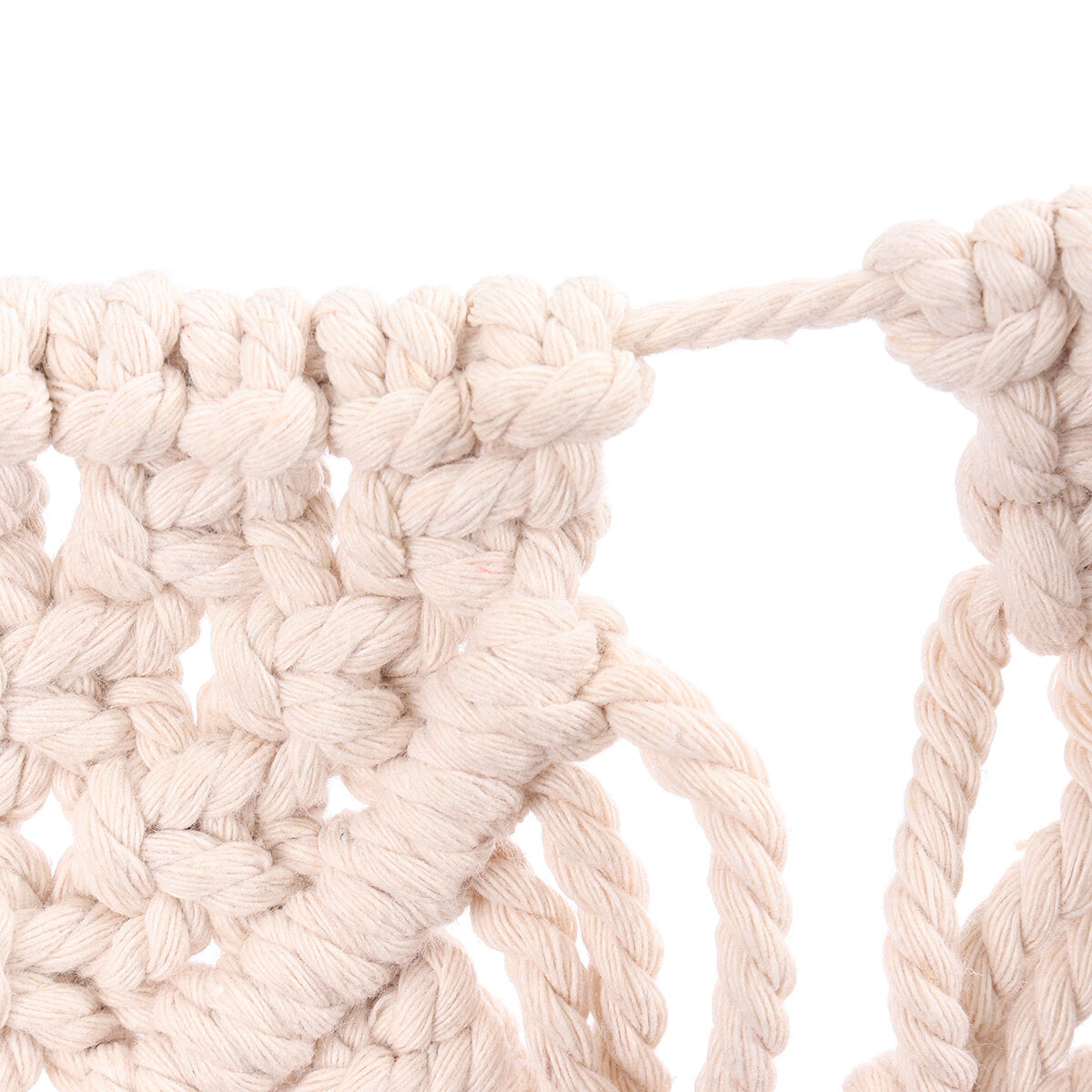 Bohemian Hand-Woven Macrame Wall Hanging Tapestry with Tassels - Perfect for Wedding and Home Decor