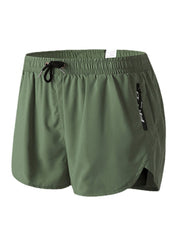 Men's Breathable Moisture-Wicking Bicycle Shorts with Drawstring, Mesh Liner, and Zipper Pocket