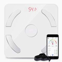 WiFi Bluetooth Smart Body Fat Scale - LED Digital Weight Scale for Accurate Measurements