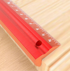 Precision V-Shaped Line Ruler: 6/8/12" Woodworking Scribe & Marking Gauge