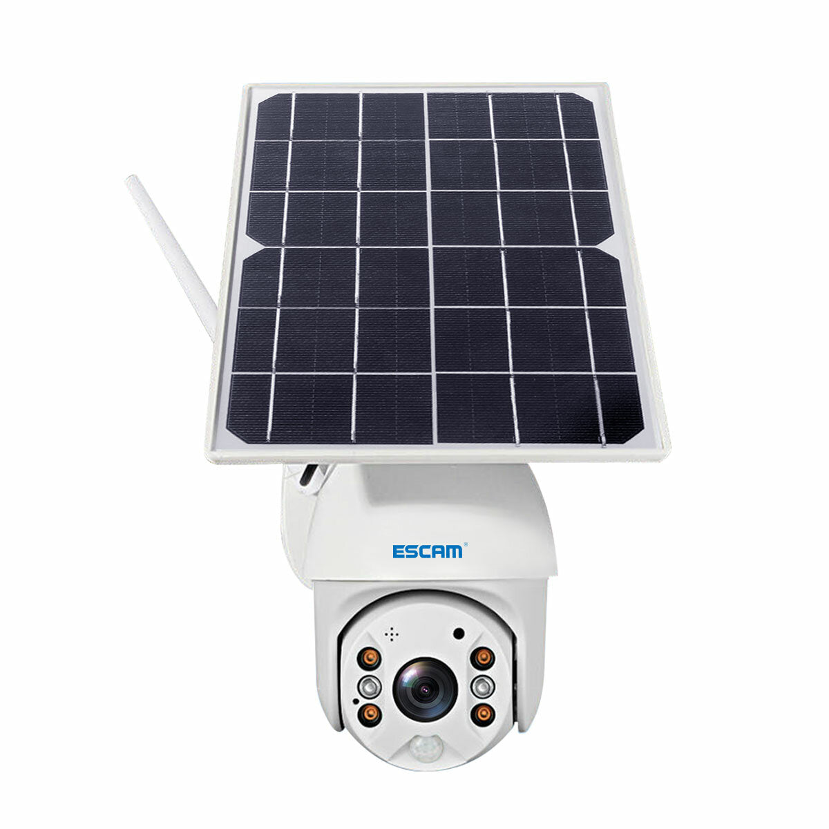 1080P IP Camera with Solar Panel, Cloud Storage, Full Color Night Vision, Two-Way Audio, PIR Alarm, IP66 Waterproof, WIFI