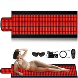1370 LEDs Professional Red Light Therapy Pad, 660nm 850nm Infrared Body Mat for Full Body Pain Relief & Recovery