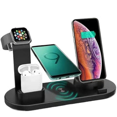 5-in-1-Wireless-Ladeständer für iPhone, Apple Watch, AirPods – Schnellladestation