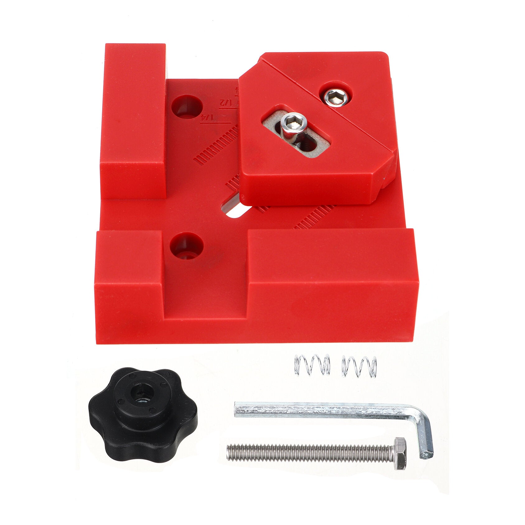 90 Degree Right Angle Clamp - Adjustable Spring Swing Frame Cabinet Clip for Precise Woodworking