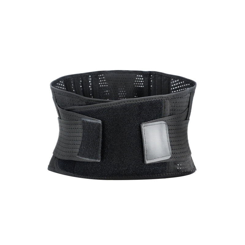 Adjustable Waist Support Belt with Heat Compression, Lumbar Brace, and Steel Plate for Squats and Intervertebral Disc Protection