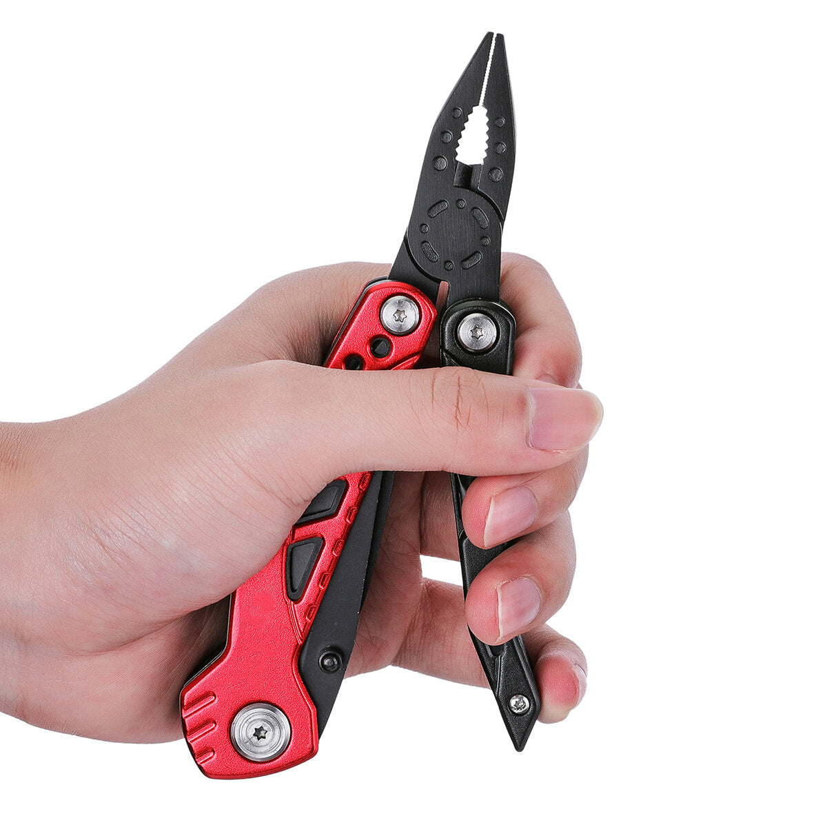 13-in-1 Multi-Function Folding Tool: Kitchen Bottle Opener, Pocket Multitool with Pliers, Saw Blade, Knife, Screwdriver