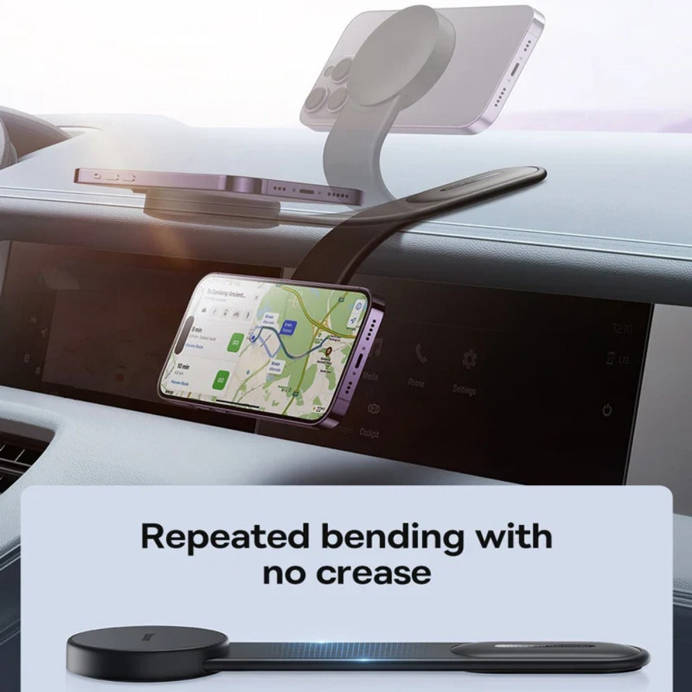 Magnetic Car Phone Holder for iPhone 12/13/14 - Easy Dashboard Mount Stand