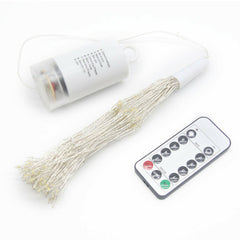 100/200 LED Firework Light - 8 Mode Fairy String Lamp with Remote Control for Home & Garden Decor