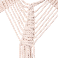 Bohemian Hand-Woven Macrame Wall Hanging Tapestry with Tassels - Perfect for Wedding and Home Decor