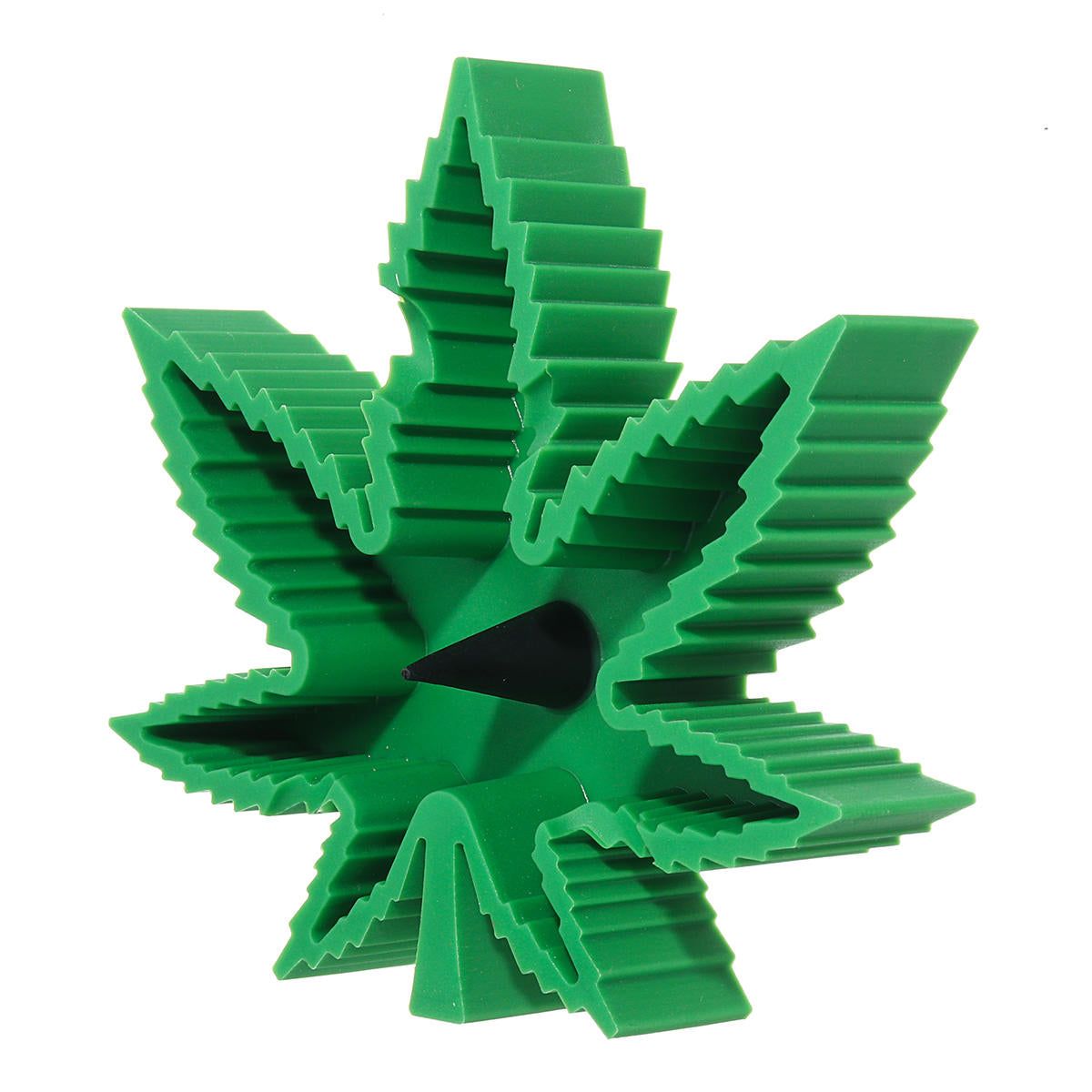 Heat Resistant Leaf-Shaped Silicone Ashtray - High Quality Collectible Smoking Tool for Car