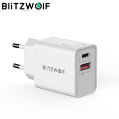 20W Dual-Port PD3.0 QC3.0 Schnellladegerät EU-Stecker für iPhone 15 Pro Max, Samsung S23, Xiaomi 13 Pro