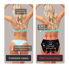 EMS Hip Trainer, Electric Buttock Muscle Stimulator with Remote, 10 Modes, 30 Levels, Fitness Massager for Slimming