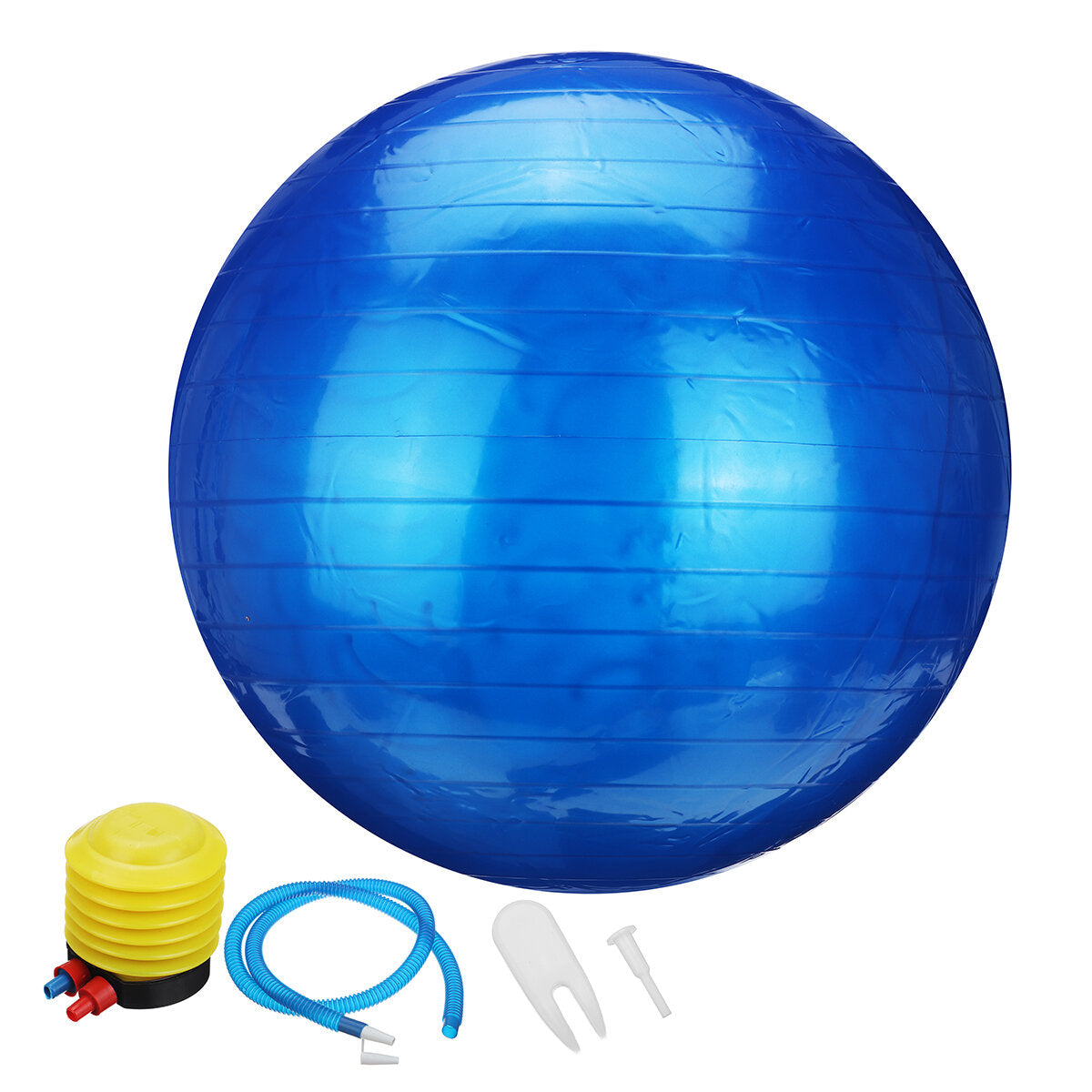 55CM Thickened PVC Yoga Ball - Explosion-Proof, Weight Loss, Home Gym Fitness Equipment