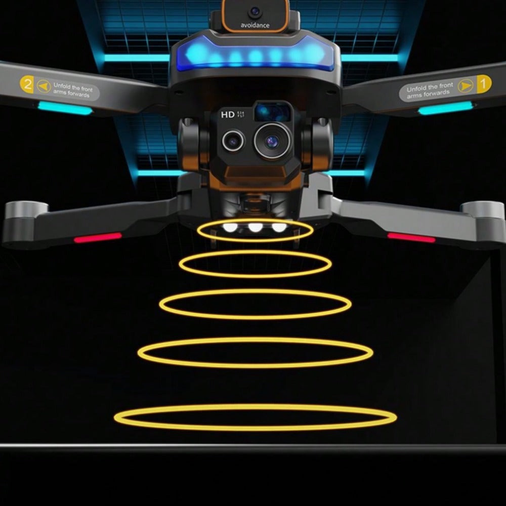 4K-Drohne mit Doppelkamera, faltbarer Quadrocopter mit 2 Akkus, 20-minütiger Flug, bürstenloser Motor, intelligente Rückkehrfunktion