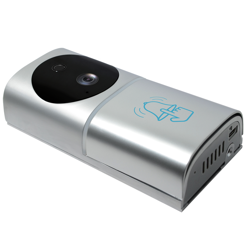 Smart Home WiFi Video Türklingel 1080P, 160 Grad IR Nachtsicht, Kabellos mit Bewegungssensor