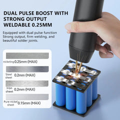 Compact Dual Pulse Spot Welder, 11 Gears, Type-C Charging for Versatile Welding Tasks