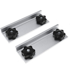 Aluminum Alloy T-Track Stop Kit with Knobs for Woodworking Projects