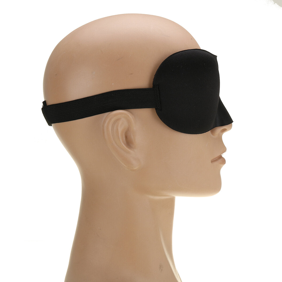 3D Cotton Adjustable Sleeping Eye Mask for Travel, Nap, and Blindfold