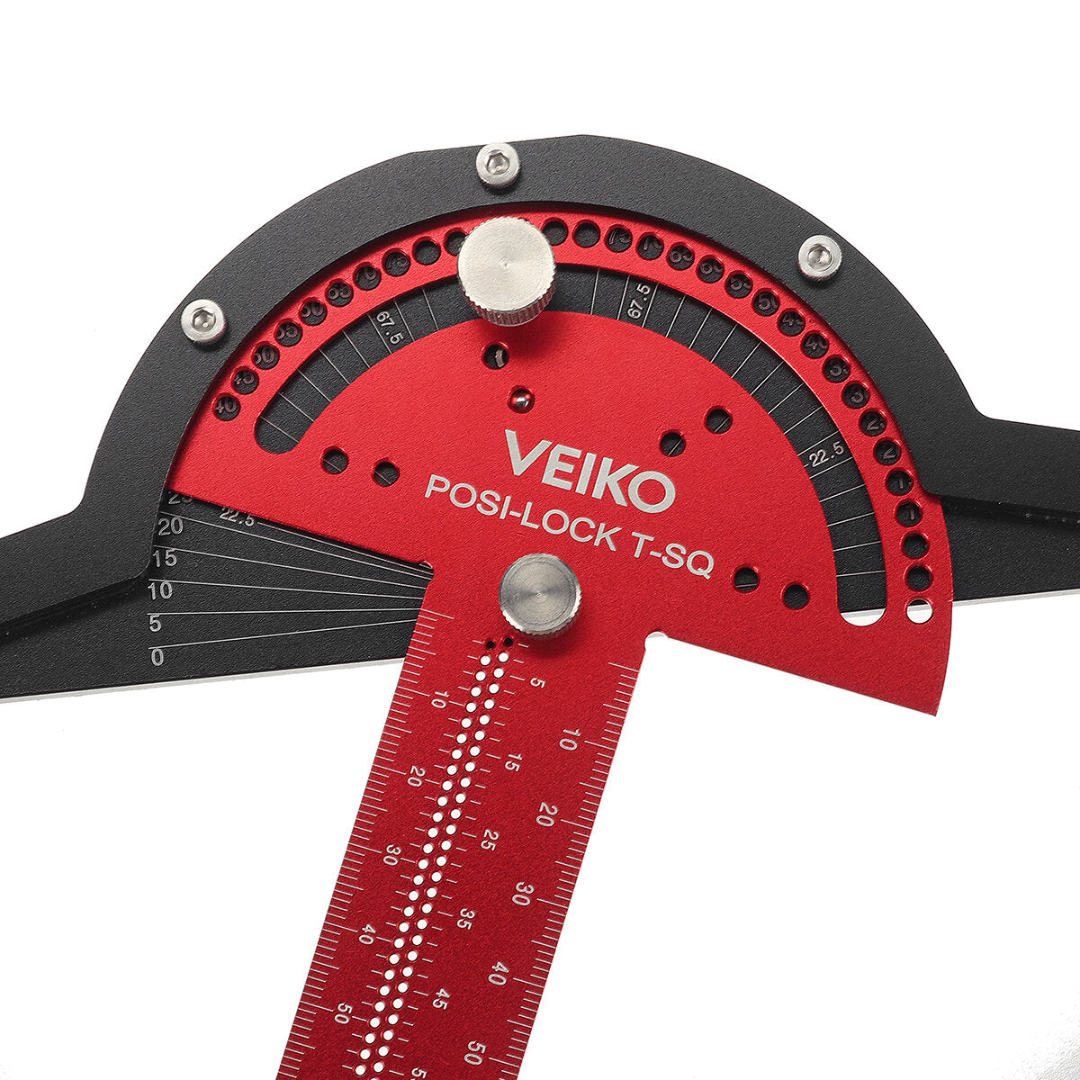Aluminum Alloy 300mm T Square Ruler for Woodworking - Angle Measure Tool